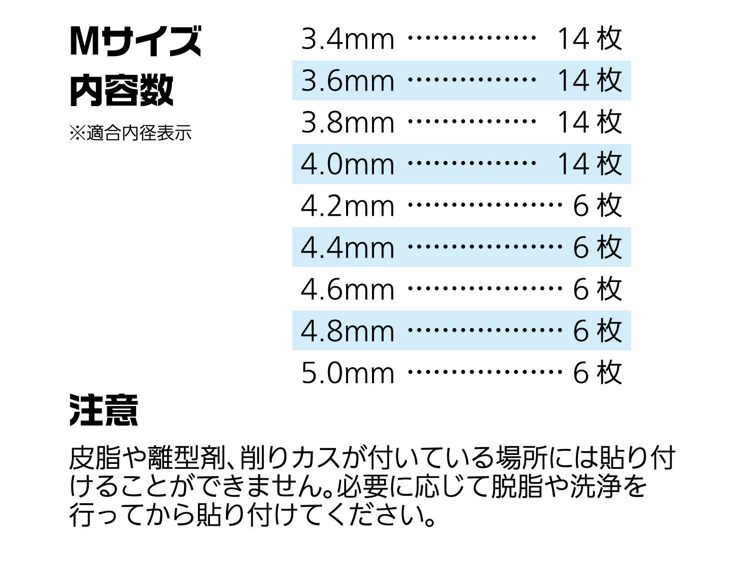 2DD ステッカー 02 ストライプ M（1枚入）