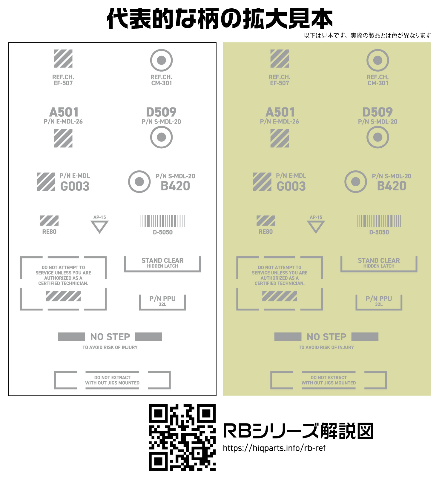 1/144 RB03 コーションデカール ワンカラーライトグレー（1枚入）