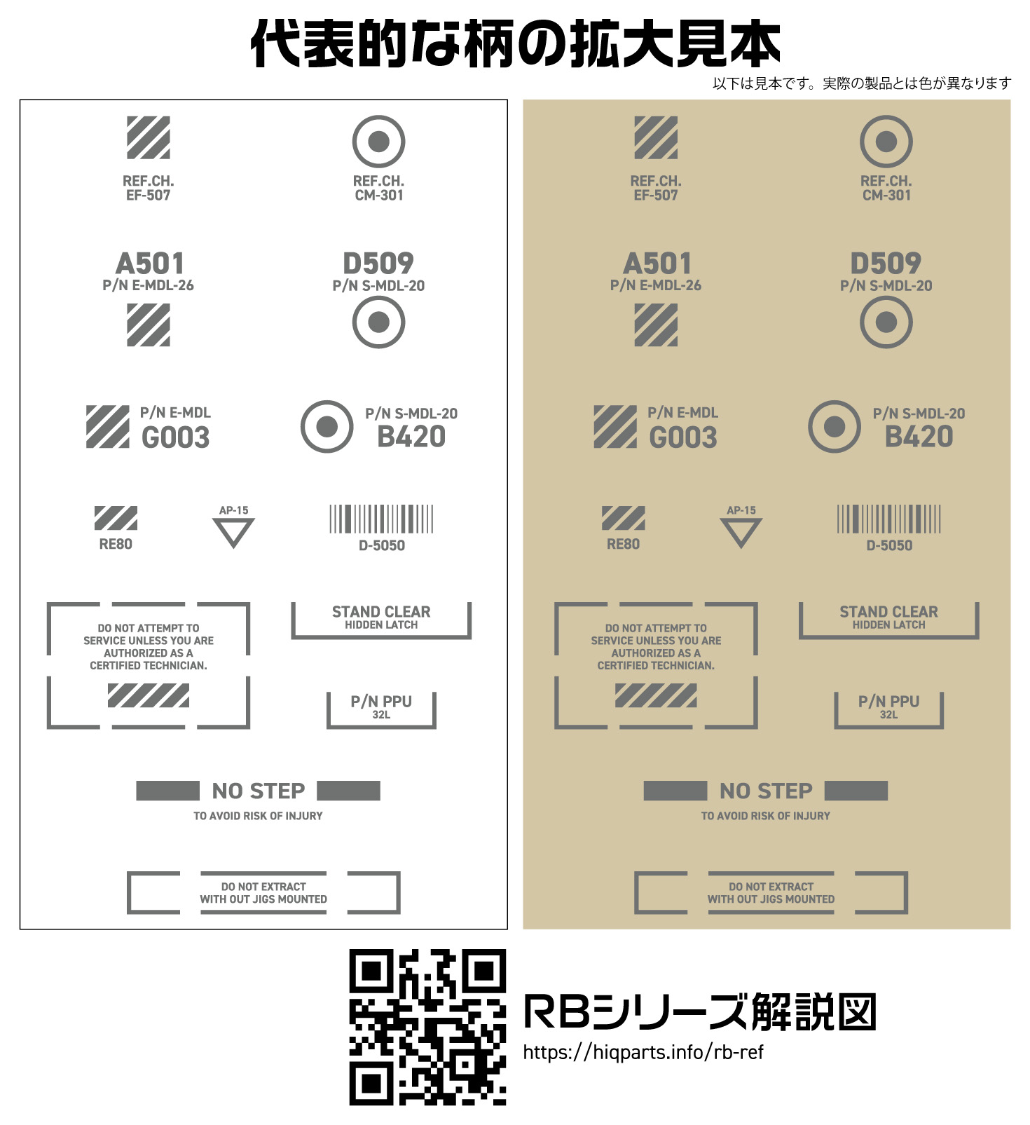 1/100 RB03 コーションデカール ワンカラーグレー（1枚入）