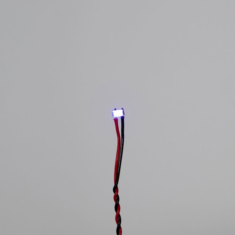 ワンタッチLEDシリーズ2 配線済超小型LEDランプ 紫外線 UV405nm（2個入)