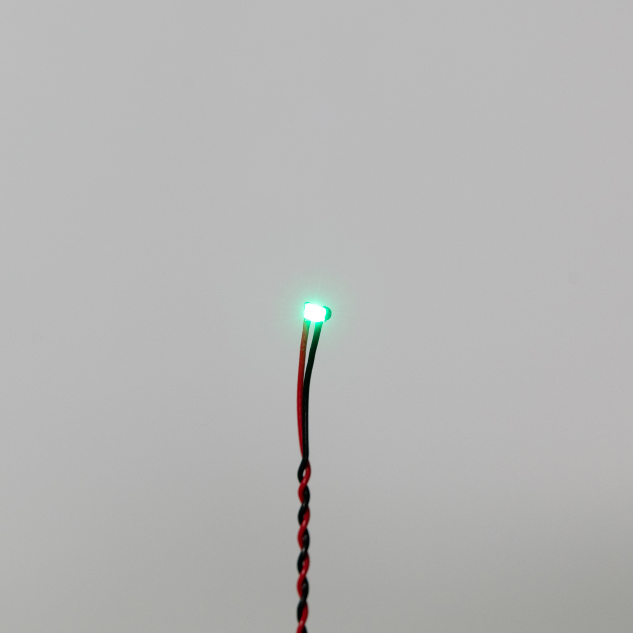 ワンタッチLEDシリーズ2 配線済超小型LEDランプ グリーン（2個入）