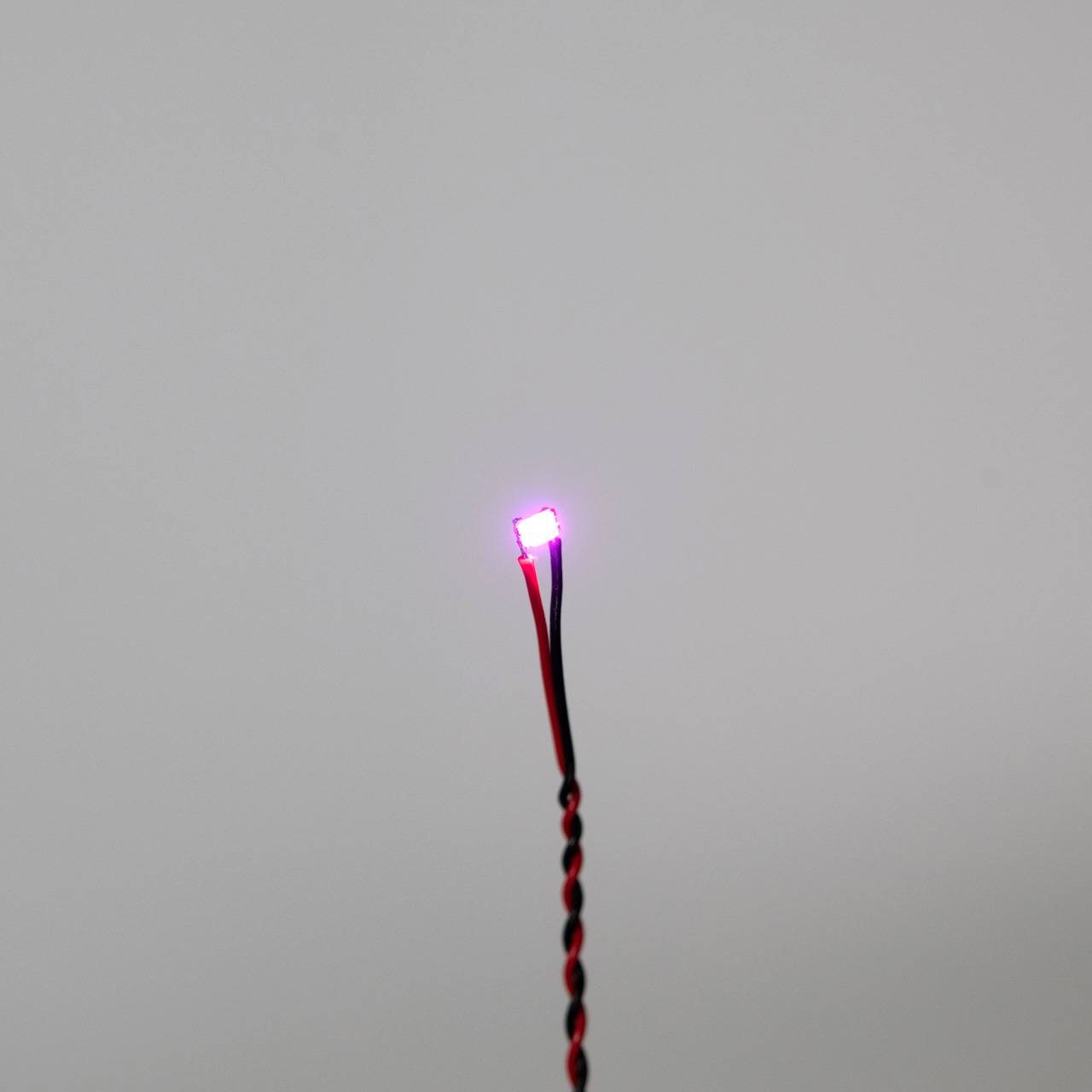 ワンタッチLEDシリーズ2 配線済超小型LEDランプ ピンク（2個入）